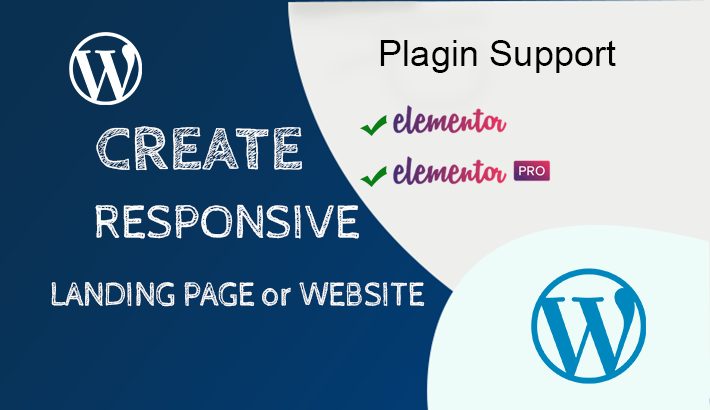 I Will Design Professional responsive Landing page for WordPress 