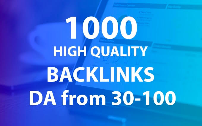 I will build high quality backlinks for you