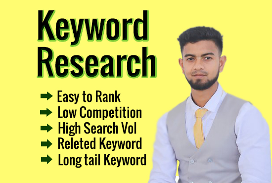 I will Do In_Depth Keyword Research And Competitor Analysis For Your website