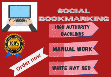 I will create 50 high authority social bookmarking 