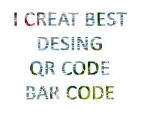I create best design QR Code and barcode timely 