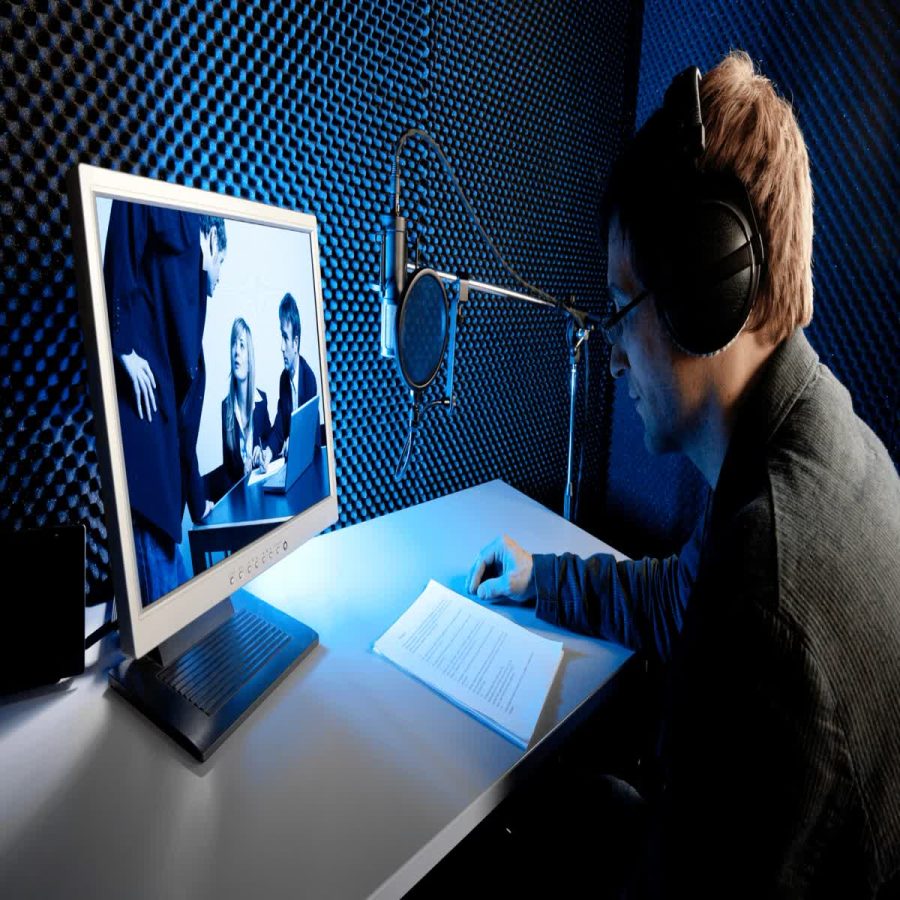 I will record a professional male or female voice over
