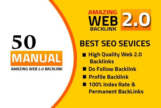 I will do 20 High DA PA web2.0 high Quality permanent DOFOLLOW Backlinks