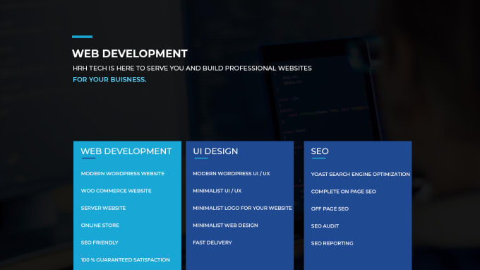 I will develop a modern WordPress website, UI UX,SEO optimized Website