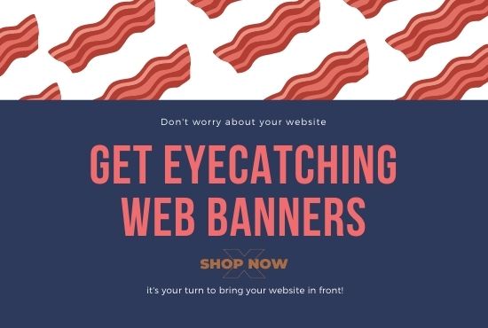 Design professional website header or banners!
