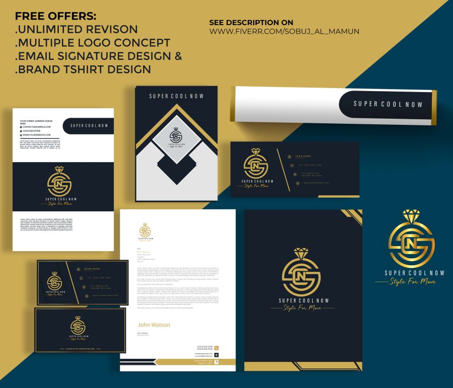 I will design amazing logo and branding package for your business