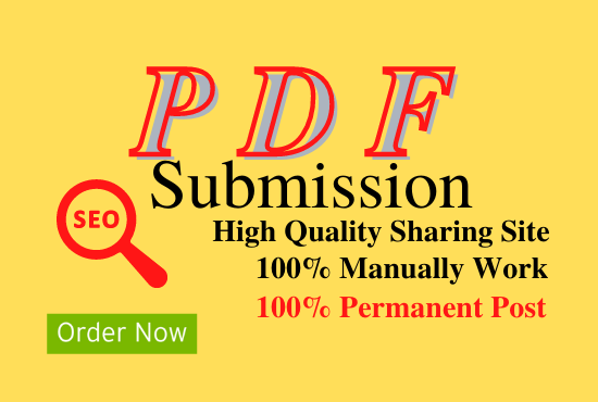 Best 50 Pdf Submission Permanent Backlinks Post Ranking Website With Link Building
