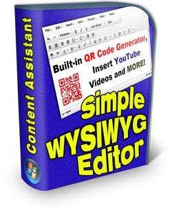Simple WYSIWYG Editor OR Code Generator, insert YouTube videos.