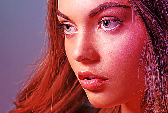 I will realistic digital oil painting from your any photo