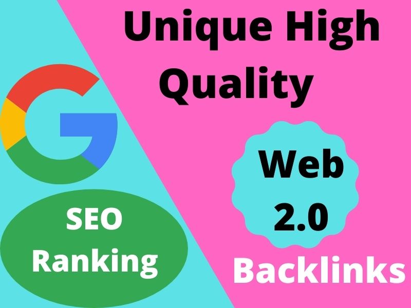 I will provide 20+ unique High quality web 2.0 Dofollow Backlinks 