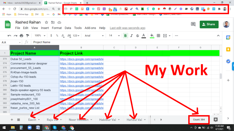 I will linkedin lead generation,data entry and list building