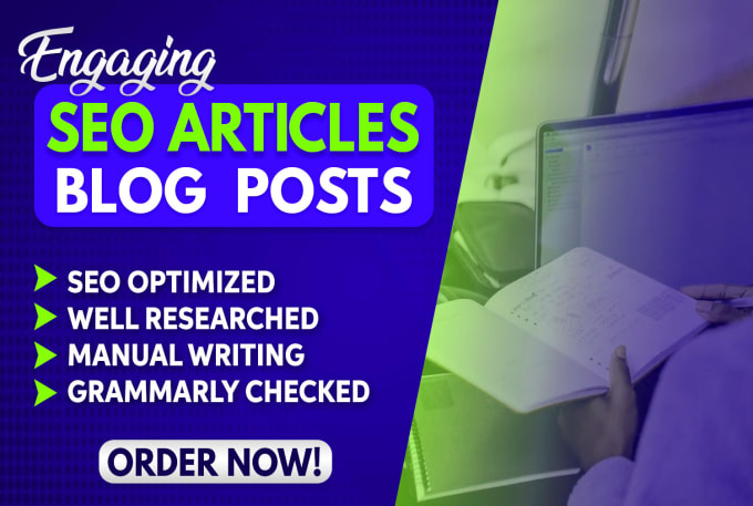 I will ngaging SEO article writing or content writing 
