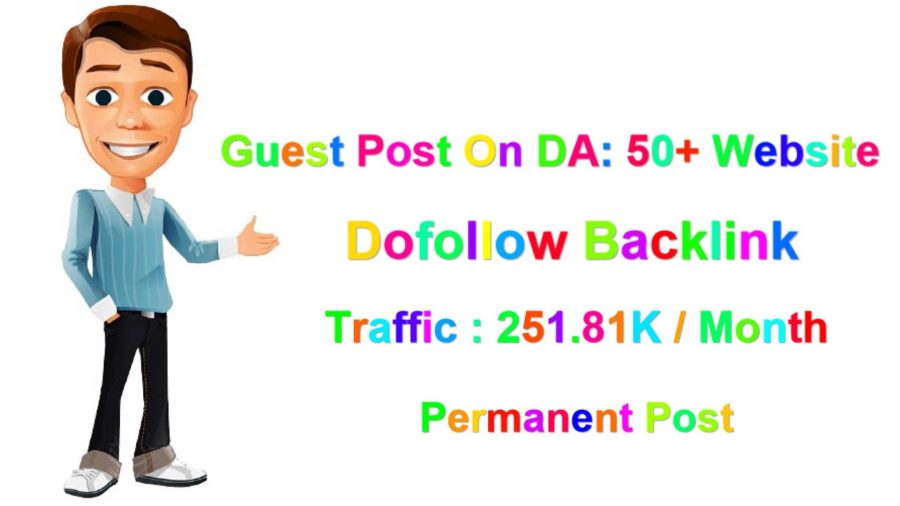  I will do guest post on high da pa website with dofollow backlink