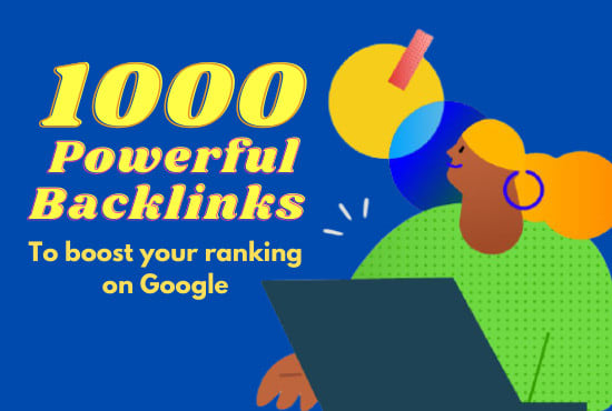 I will create 1000 powerful backlinks on high tf cf