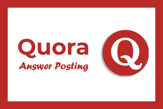 Provide You Niche Relevant 10 Quora Answer's For Getting Real Traffic