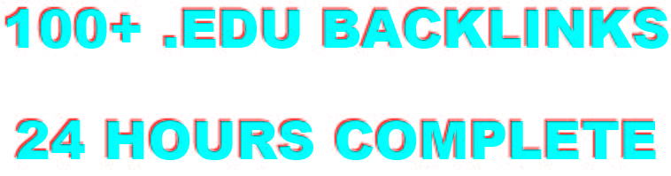 Give You 100+ .EDU Backlinks SEO Service within 24 hours