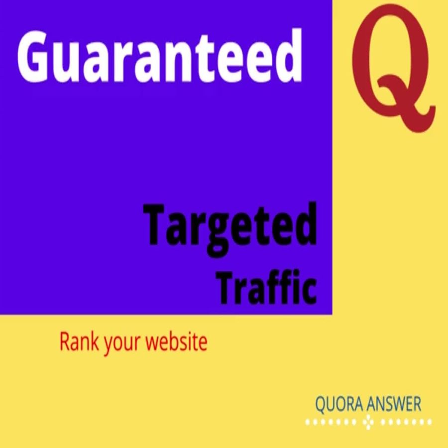 Guaranteed targeted traffic with 10 Quora Answer with backlink