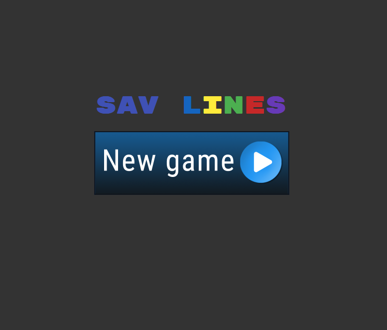 SAV Lines - remake of the popular game Color Lines (JS version)
