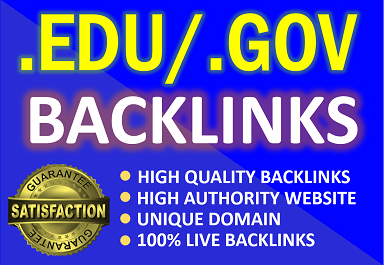 Create 15 .Edu / .Gov high authority profile backlinks