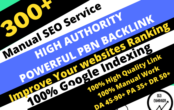  Powerful 300+ Permanent pbn Dofollow Backlink with High DA 45-70+ DR 50+PR6+,TF, CF, with unique we