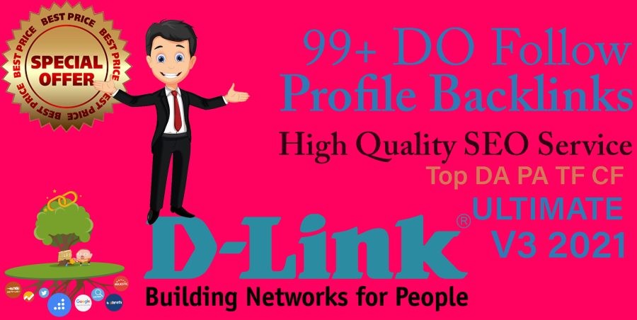 I will 150 create SEO profile backlinks with High Quality DA PA site