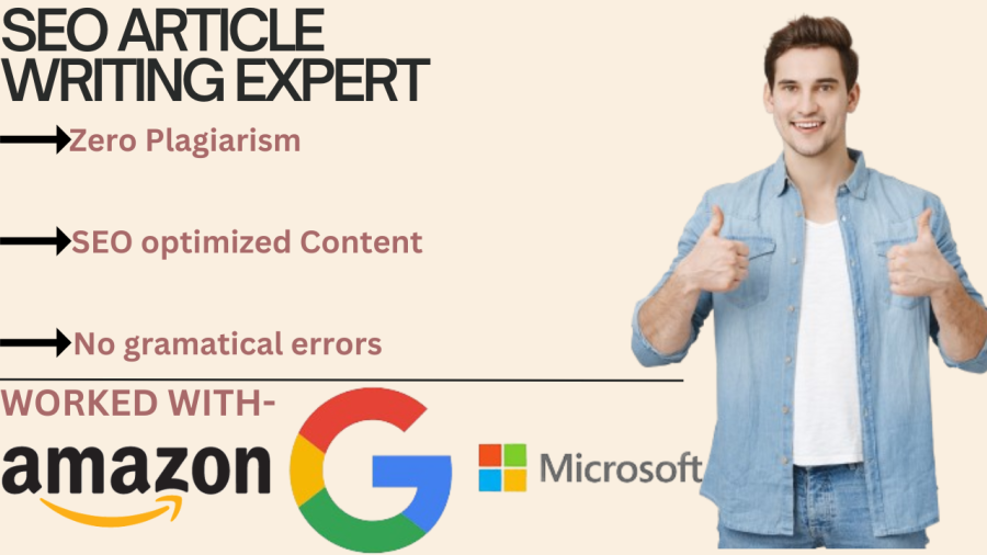 I will do SEO article writing, blog postwriting or contentwriting