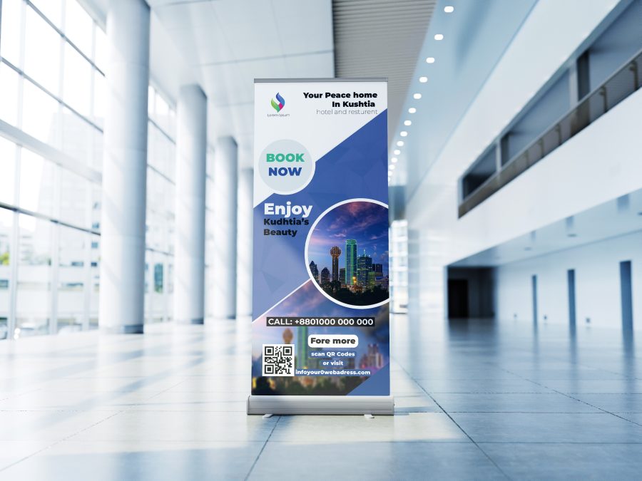 I will do awesome Roll up Banner Design