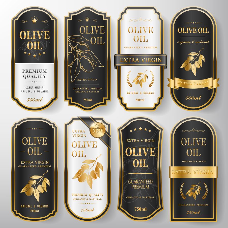 I will make premium product label for you