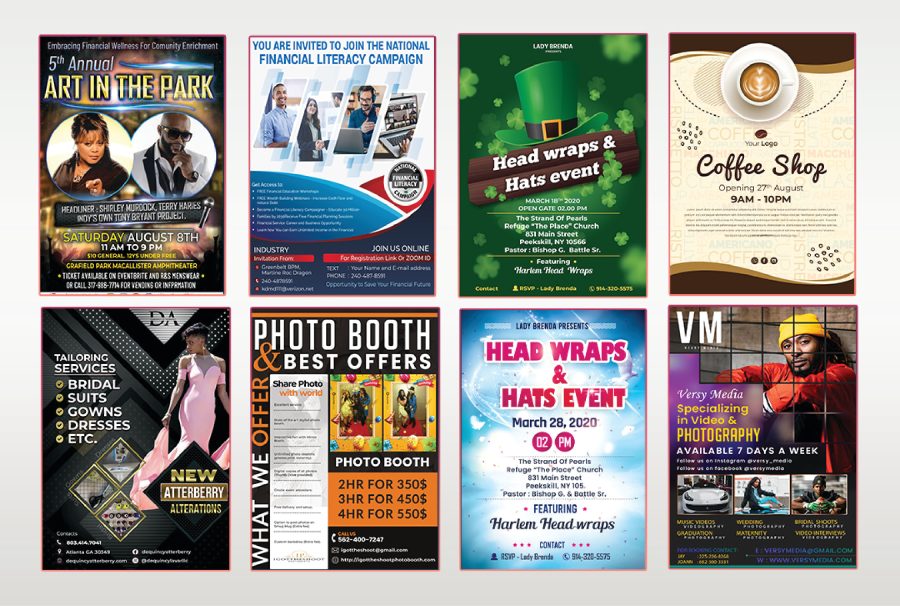 Design any kind of flyer or poster