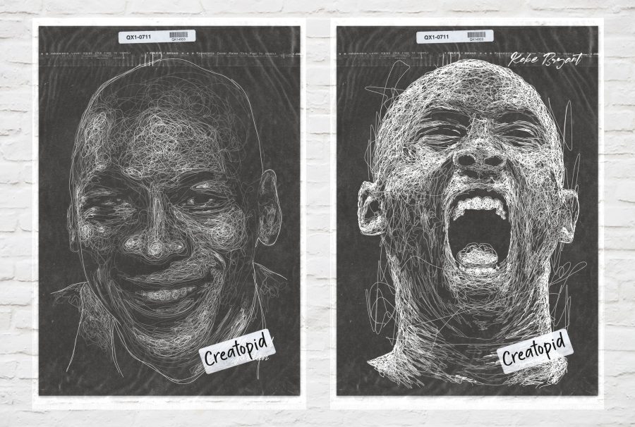 I WILL MAKE DARK SCRIBBLE ART PORTRAIT FROM YOUR PHOTO