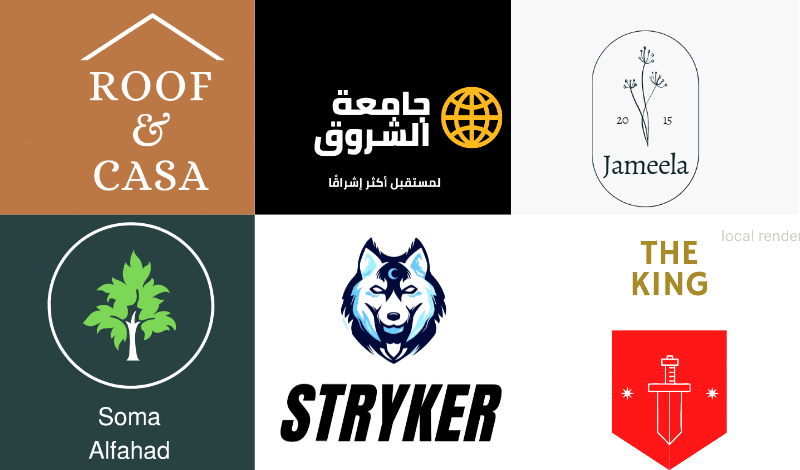 I make professional logo , I can design a professional logo with high specifications and accuracy.