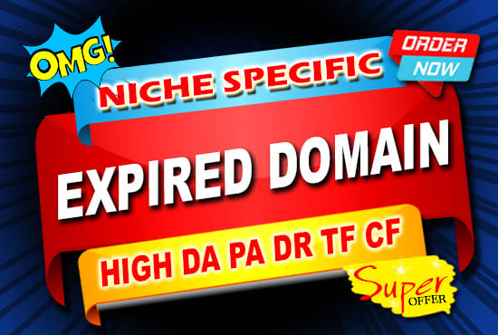 I will find qualitative expired domain research