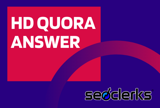 i will provide you 5 niche quality quora answer