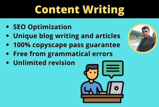 I will write content for an Article, Blog post, Social media or website