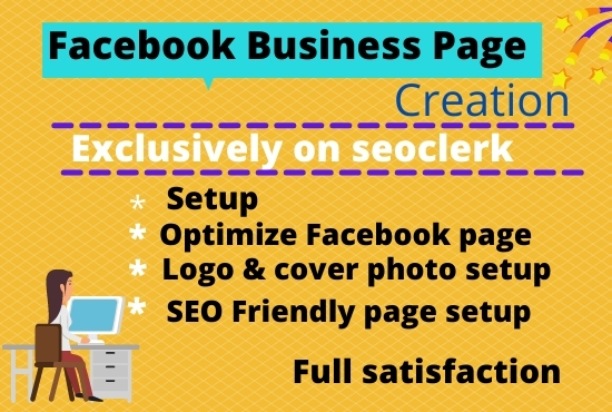  I will create Facebook business page setup, manage and optimization and SEO optimized