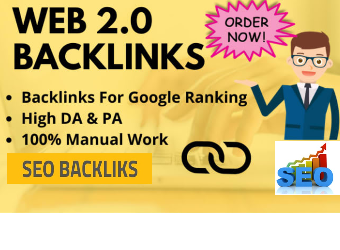 I will create 40 high authority web 2.0 backlinks for google ranking