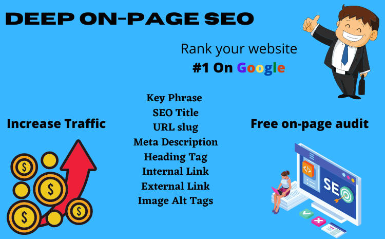 I will do deep on-page SEO for your website ranking