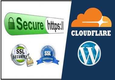 I will do install free SSL certificate or configure cloudflare CDN