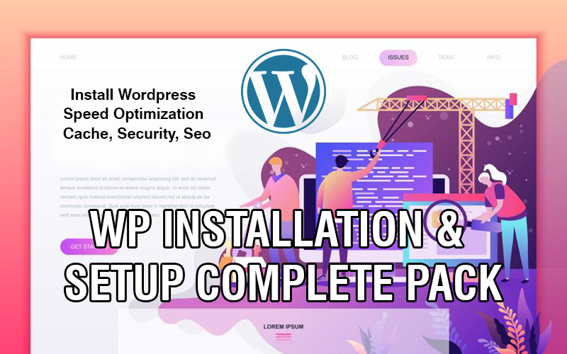 Do Setup, Speed Optimization, Security, Seo Wordpress Complete Pack