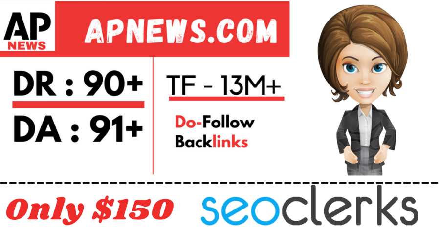 I will do guest post on apnews, press release High DA 91