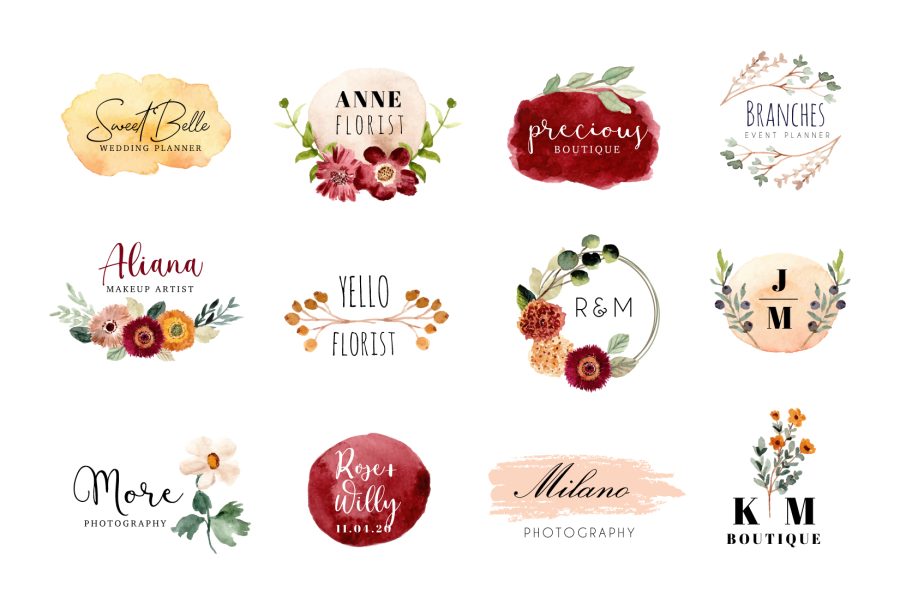 I will do awesome signature and watercolor feminine logo design