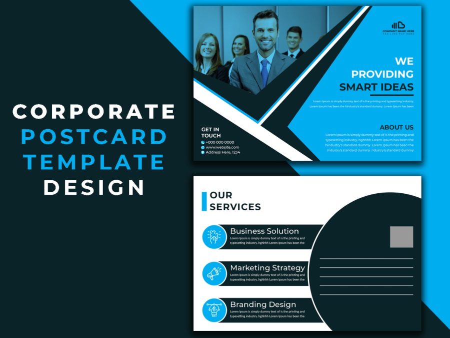 I will design real estate postcard, eddm postcard in 24 hours