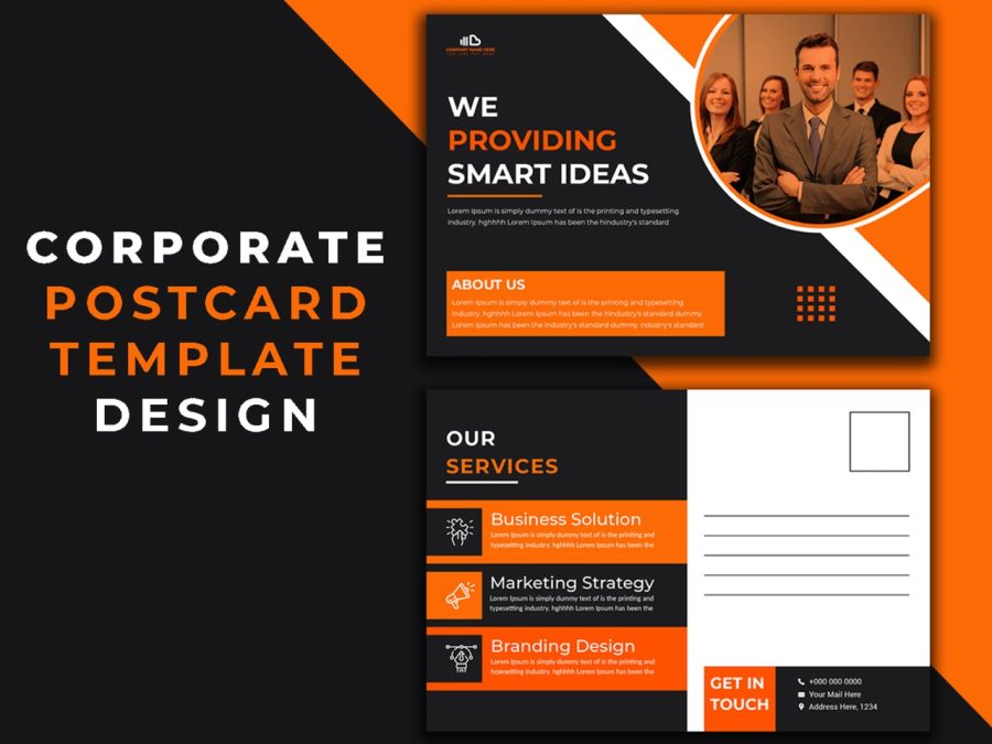 I will design real estate postcard, eddm postcard in 24 hours