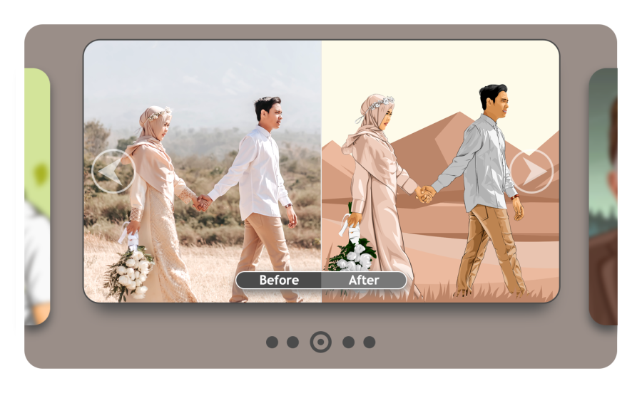 i will draw realistic couple vector of your photo