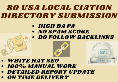 I Will Create 80 Directory Submission Backlink Manually