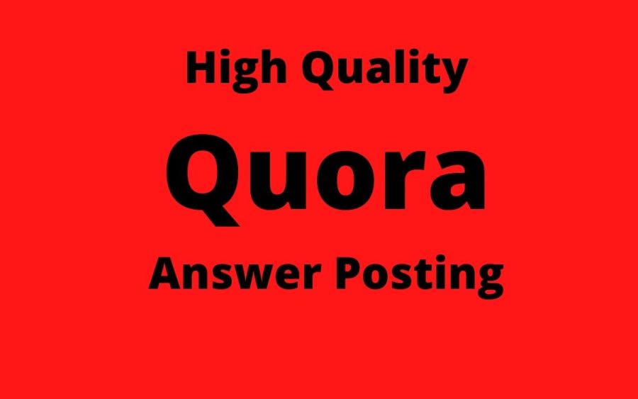 20 Quora Answer with 150+ Word & High Quality Clickable Backlinks 