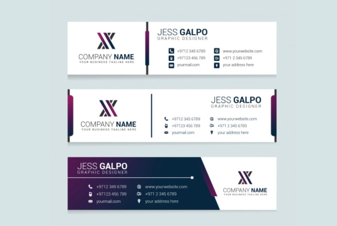 I will design clickable HTML email signature for iphone, outlook and gmail