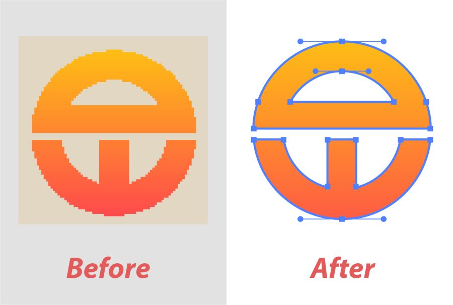 I will manually vectorize, trace any logo,image to vector
