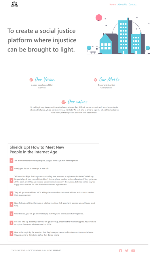 I will create a responsive HTML/css page with bootstrap or without it depending on client's desire