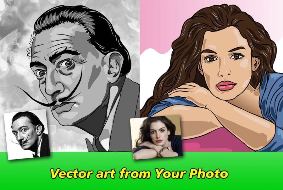 I will make a vector portrait from yout photo